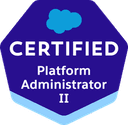 Salesforce Certified Platform Administrator II badge