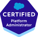 Salesforce Certified Platform Administrator badge