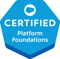 Salesforce Certified Platform Foundations badge
